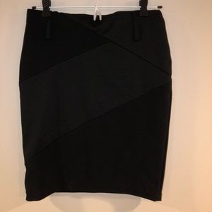 Black pencil skirt